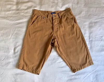 KANGOL Camel Colour Shorts Size XS • £7.99