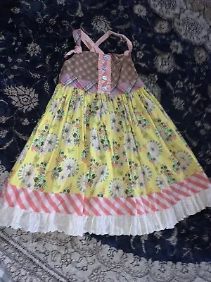 Matilda Jane Girls New .Perfect Day Knot Dress Sleeveless Size 8. Spring/ Summer • $41