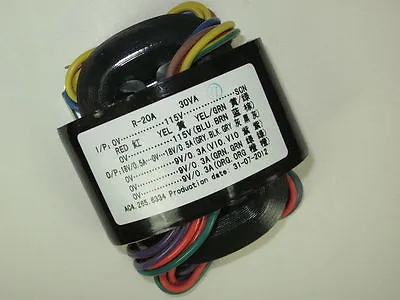 30W R-CORE Transformer For Audio DAC AC115V /230V 9V*3+18V*2 • $25