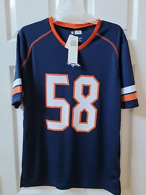 Von Miller # 58 Denver Broncos NFL Mens Medium Jersey New With Tags Team Apparel • $20.90