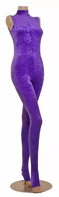 £17.95 • Buy Catsuit Polo Neck Keyhole Back Velvet No Sleeves (#LISA) SPECIAL OFFER SALE