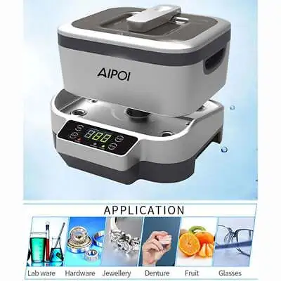 Ultrasonic Cleaner Jewelry Watch Glasses Ring Ultrasound Cleaning Bath Machine • $65.98