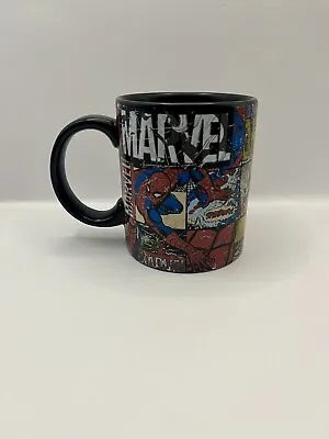 Marvel Superhero Coffee / Tea Mug Cup Comic Strip Spiderman Hulk VGC *Free Post* • £9.49