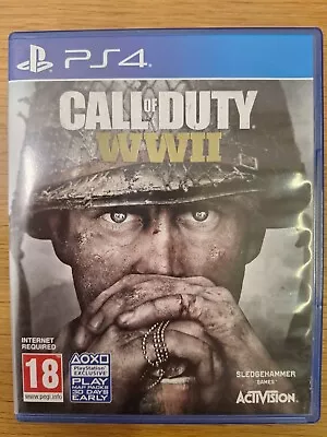 Call Of Duty WWII World War 2 For Sony PlayStation 4 - Video Game 2017 • £4.91