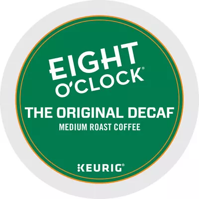 Eight O'Clock The Original Decaf Coffee Keurig K-Cup Pod Medium Roast 48ct • $27.99