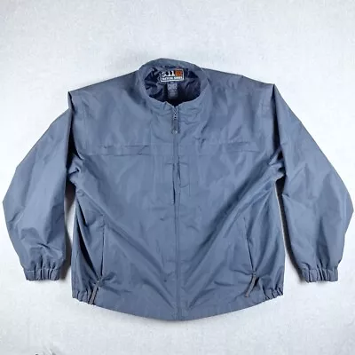 5.11 Tactical Jacket Mens 2XL Navy Blue Full Zip Response Zip Pockets Outdoor • $32.77