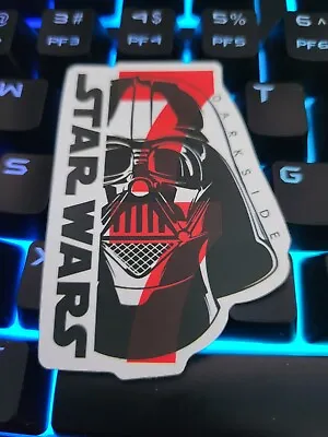 Star Wars Sticker Darth Vader Red White Decal Waterproof & Durable • $1.99
