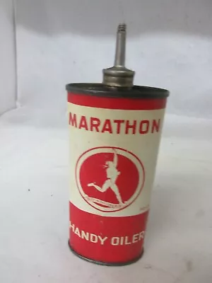 Vintage Advertising  Marathon  Handy Oiler Tin   Collectible   D-7 • $99