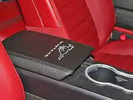 2005-2009 Ford Mustang Center Console Arm Rest Pad Cover Black W/ Running Horse • $51.70