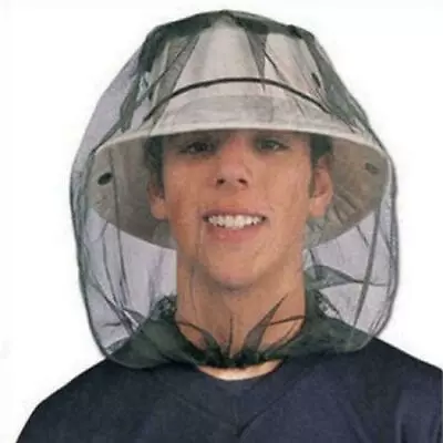 Mosquito Head Face Net Hat Outdoor Sun Cap Protection For Men Women Mesh D8C6 • $1.61