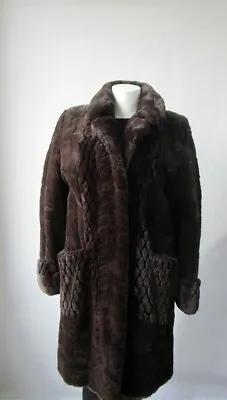 Women's Sz 6  Brown Sheared Mink Fur Jacket Coat SUPERB CLEARANCE SALE! • $295