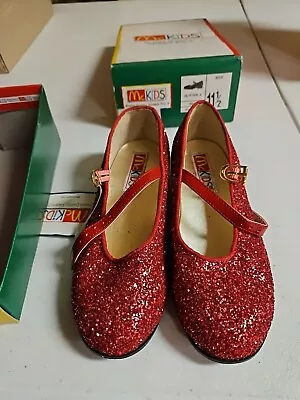 Wizard Of Oz Dorothy Ruby Red Slippers Girls 11/12 Childs By McDonald's  • $24.95