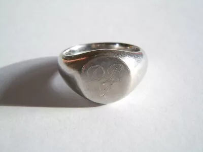 Ring Seal Ring Stainless Steel Men's Monogram Bandage Or DFB 0.4oz/Gr.66 • $39.35