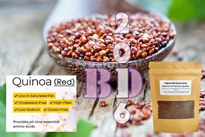 £2.99 • Buy Organic Red Quinoa Seeds Grain_Sweet Fluffy Texture_Mother Grain_Rare Pasankalla
