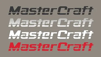 $21 • Buy MasterCraft Boats Logo 3M Premium Quality Decals Set Of 2 Choose Color 20”