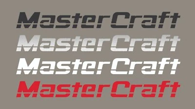$21 • Buy MasterCraft Boats Logo 3M Premium Quality Decals Set Of 2 Choose Color 20”
