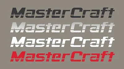 MasterCraft Boats Logo 3M Premium Quality Decals Set Of 2 Choose Color 20” • $21