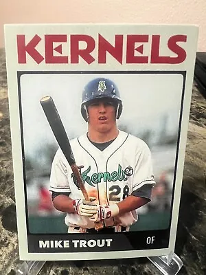 Mike Trout KERNELS #28 ROOKIE RC Minor League Rookie CEDAR RAPIDS Kernels • $9.99