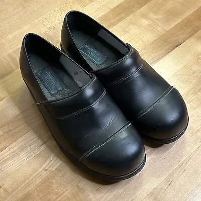 Danish Clogs Black Leather • $65