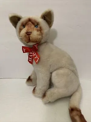 Siamese Plush E&J Prima Classic Collection 13   Cat Stuffed Flame Point Beige • $19.95