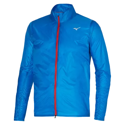 Mizuno Adults Mens Aero Jacket Coat Blue • $62.16