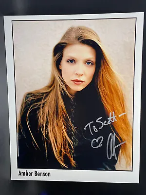 AMBER BENSON SIGNED BUFFY THE VAMPIRE SLAYER 8x10 COA • $9.45