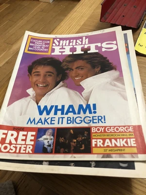 £5 • Buy Smash Hits - 27/9/84, Wham! / Culture Club / Big Country / Bronski Beat / Prince