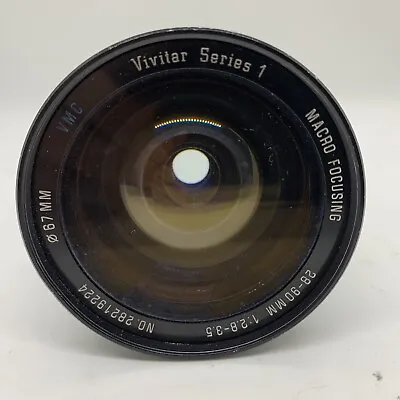 Vivitar Series 1 28-90mm 1:2.8-3.5 Macro Focusing Zoom Camera Lens Only • $14.77