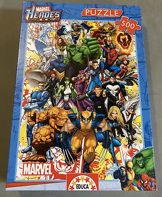Marvel Heroes Jigsaw Puzzle 500 Piece Educa Jigsaw Puzzle • £5.99