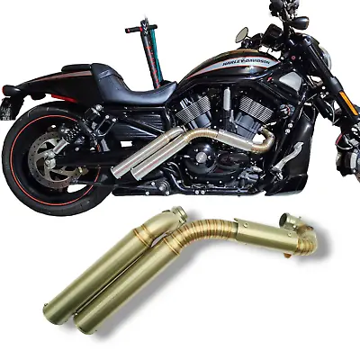 Harley Davidson VRod VRSCA V-Rod Muffler Pipe Full Exhaust System 2 Into 2 • $500