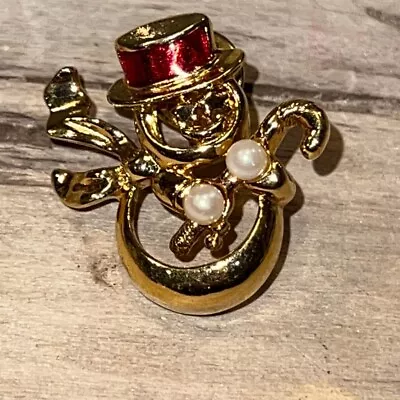 Vintage Avon Snowman Pin 1992 • $12