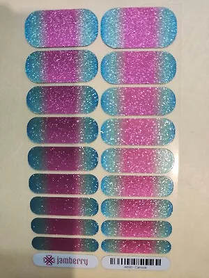 🌟Jamberry Nail Wrap Full Sheet Nail Art Stickers - Carnival Sparkle HTF • $6.50