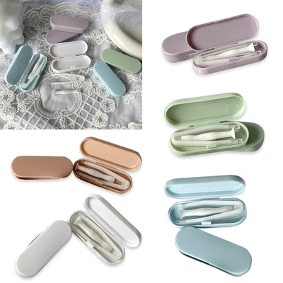 £1.69 • Buy Portable Mini Contact Lens Case Travel Plastic Eye Care Container Lenses Box Set