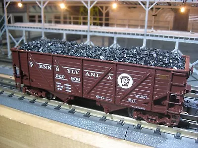 K-Line Pennsylvania 2-Bay Die-Cast Hopper W/Coal # 220936 - FITS LIONEL MTH • $36