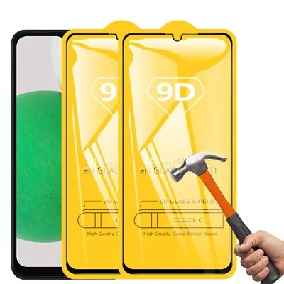 2X 9D Tempered Glass Screen Protector For Samsung A12 A13 5G A52 A22 A32 S21 S20 • £2.75