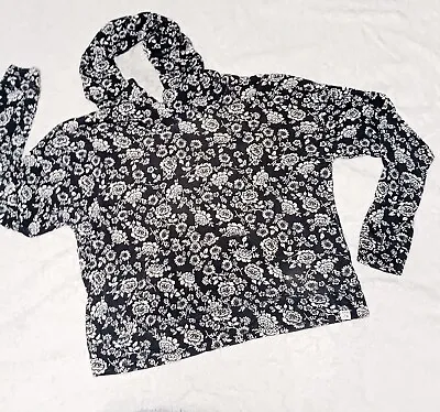 LA Hearts- Floral Light Weight Hoodie (no Strings) Womans Sz M • $10