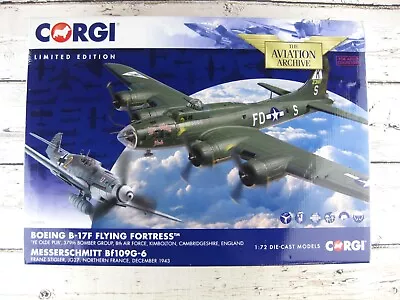 CORGI 'Ye Olde Pub' B-17F FLYING FORTRESS & MESSERSCHMITT AA39915 1:72 Models • $225