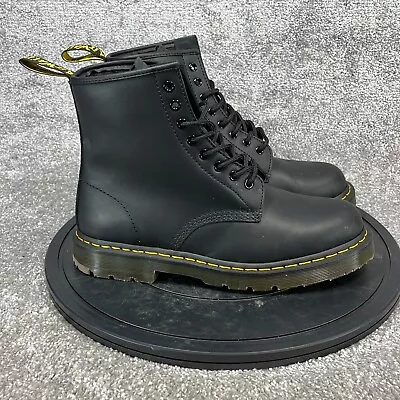 Dr. Martens Boots Men's Size 11 Slip Resistant Ankle Work Black Leather • $69.99