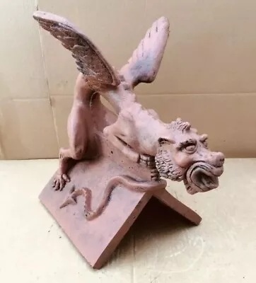 £130 • Buy Dragon Roof Ridge Tile Finial 110 Degrees Stone Garden Ornament