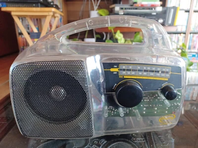 $60 • Buy Freeplar Radio - Clear - Prison Radio - Self Generating Power -Tested WITH VIDEO