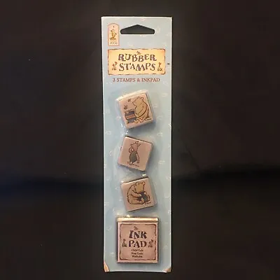 $9 • Buy Winnie The Pooh-All Night Media Inc-Pooh And Piglet-Small Stamps-Hunny 6172C