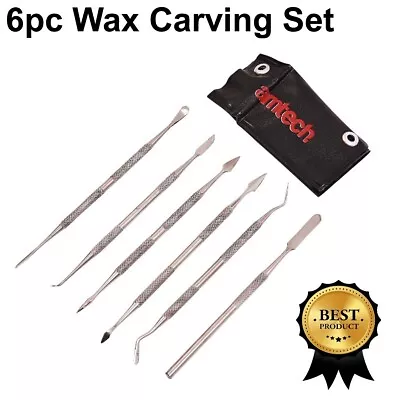 £5.24 • Buy 6 Pcs Wax Metal Carving Chisel Tools Set Craft Clay Sculpting Art Modelling Hot