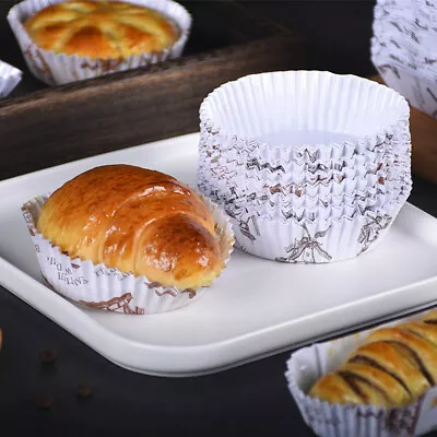 $4.19 • Buy 50X Muffin Case Holder Cupcake Liners Baking Cake Bread Cups Tray Mold Wrapping 
