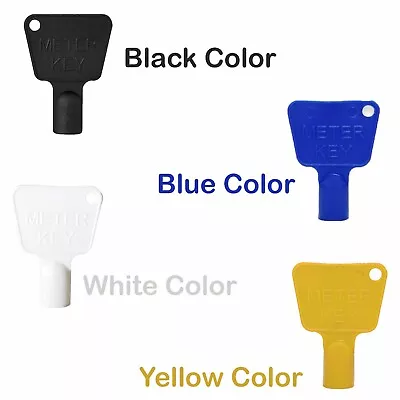 £2.35 • Buy Gas / Electric Meter Box Utility Key Cupboard Triangle Black Plastic Uk Seller