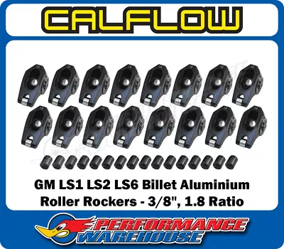 GM LS1 LS2 LS6 Billet Aluminium Roller Rocker Arm Set 3/8  1.8 Ratio • $234.41