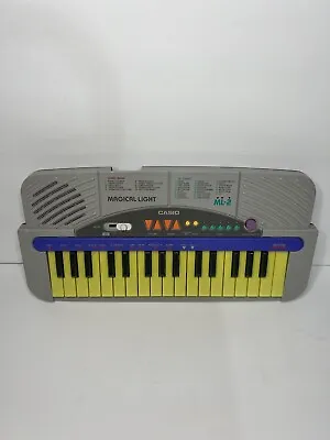 Casio Magical Light ML-2 Keyboard 32 Keys Rare Vintage TESTED • $27