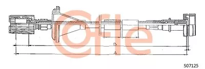 Fits COFLE S07125 SPEEDOM. CABLE. DUCATO DTD 95-  UK Stock • £23.22