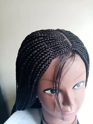 £34.99 • Buy Braided / Cornrow Wig With Fringe. . Handmade. Colour 2 New