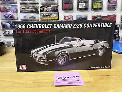 ACME 1/18 - 1968 Chevrolet Camaro Z28 Convertible ( 1 Of 108)  • $200