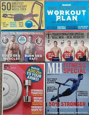 6 Men's Health Magazine Supplements Inc 5 Week Body Transformation Manual NEW • £3.99